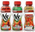 Campbell’s V-8 brand enters vending channel with new custom bottle from Amcor PET Packaging