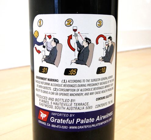 Boarding Pass Shiraz 2005: air travel wine experience Boarding Pass Shiraz 2005: air travel wine experience