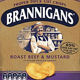 Brannigans crisp relaunched with the new packaging