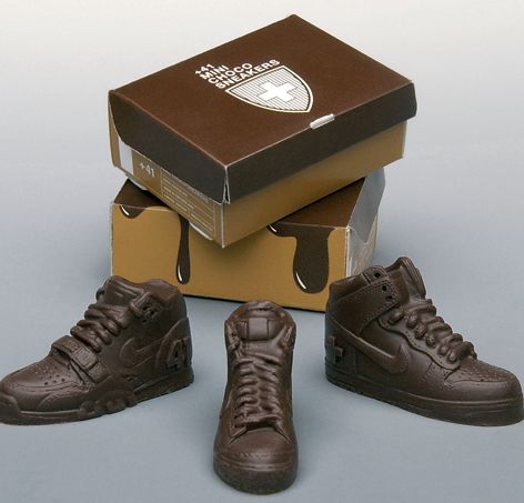 Lovely Nike's chocosneakers by +41 design studio