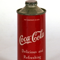 Experimental Coke packaging from 1940-s