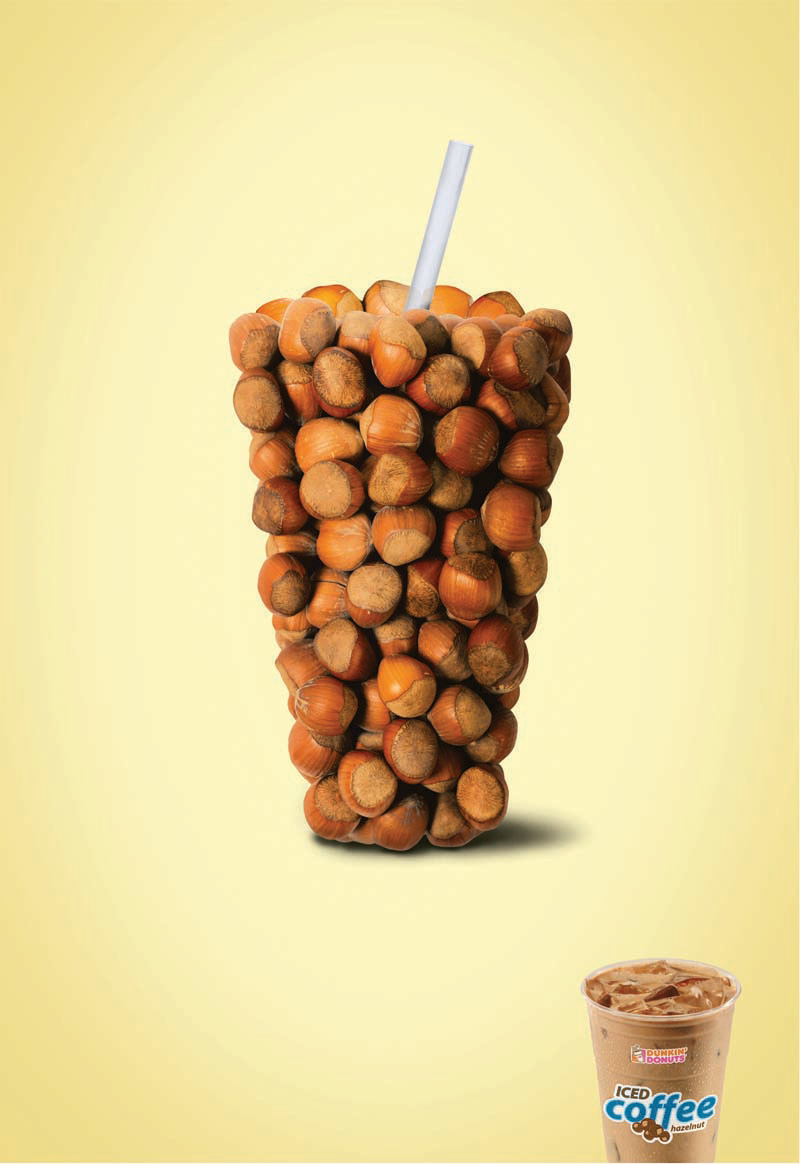 Dunkin' Donuts iced coffee: Hazelnut