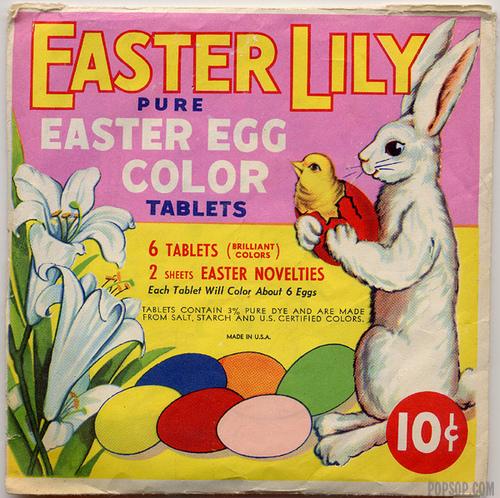 Easter Egg Color Tablets, 1940’s