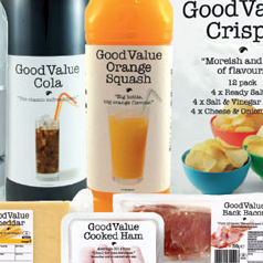 Pentagram rebranded 2 new Budgens's food ranges