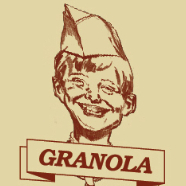 Granola packs with a 'Soviet background' Granola packs with a 'Soviet background'
