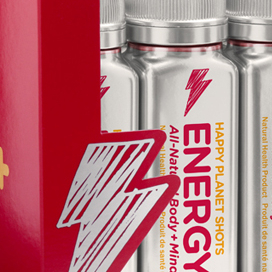 Happy Planet: "natural" and "contemporary" energy shot