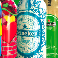 "Design your own Heineken" bottles