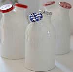 Double-headed milk bottles