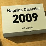Less waste each day: Napkin Calendar