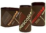 Unusual look and feel of Nescafe packaging