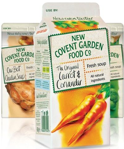 New Covent Garden Soup range by Reach Design