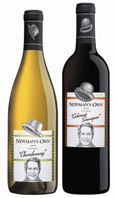 Newmans Own Wine