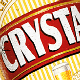 Brazilian 'cervejas' Crystal and Itaipava packaging