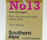 Simple packaging for Southern Alps' dried fruits 