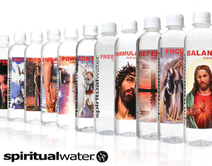 Spiritual Water: "religious" branding Spiritual Water: "religious" branding