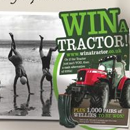 Tyrells Crisps offers a.. tractor as a prize Tyrells Crisps offers a.. tractor as a prize