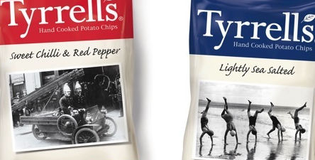 Tyrrells: трендовая ретро-стилистика в упаковке