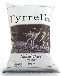 Tyrrells chips' packaging