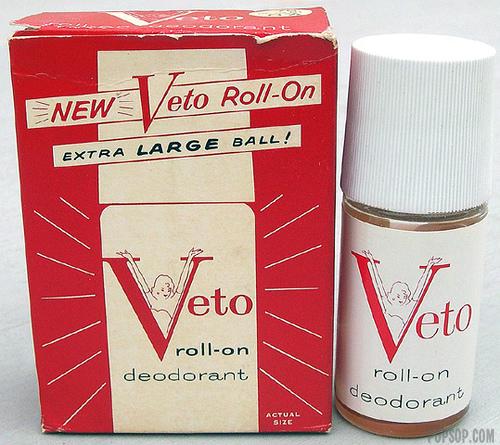 Veto Roll-On Deodorant, 1950’s