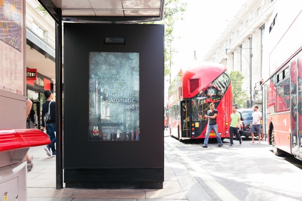 M&C Saatchi, Artificial Intelligence Poster, Oxford Street London.