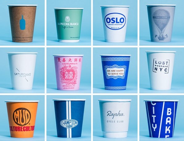 A Visual Survey of NYC Coffee Cups, Photo by HENRY PHILLIPS
