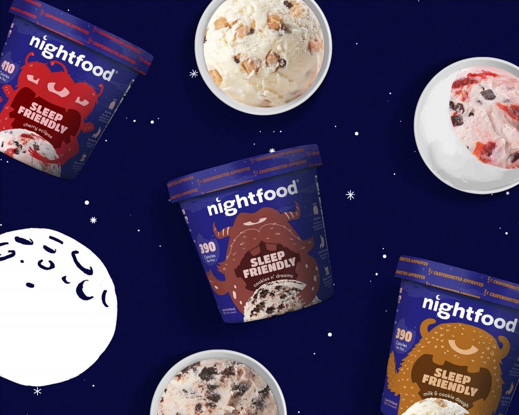Легкое мороженое Nightfood Sleep Friendly предназначено для «ночных перекусов без вины» 