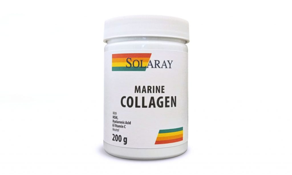 Solaray – Морской гидролизованный коллаген с MSM, гиалуроновой кислоты и витамином С в порошке